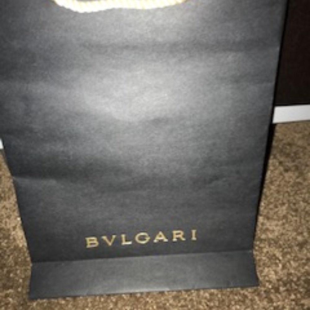 Bvlgari shopping bag